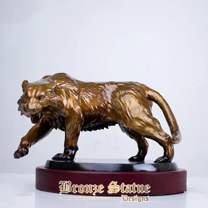 Bronze lion sculpture western modern art bronze bear statue antique bronze animal statues for home decor ornament gifts