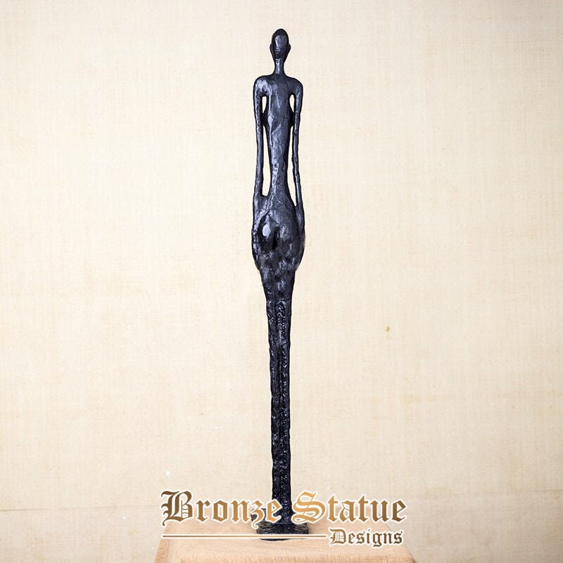 Bronzeskulptur von alberto giacomettis grande femme bronzestatue abstrakte gusskunst bronzehandwerk für wohnkultur sammlung