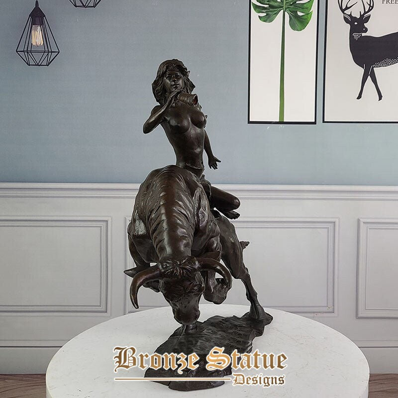 25in | 63cm | modern art bronze statue bronze bull sculpture home decoration ornament bronze sculpture crafts