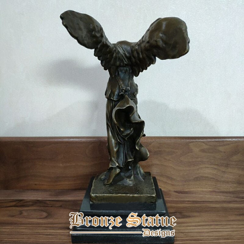 Bronze angel venus sculpture beautifully goddess venus bronze statue venus sculpture winged angel without head for home decor