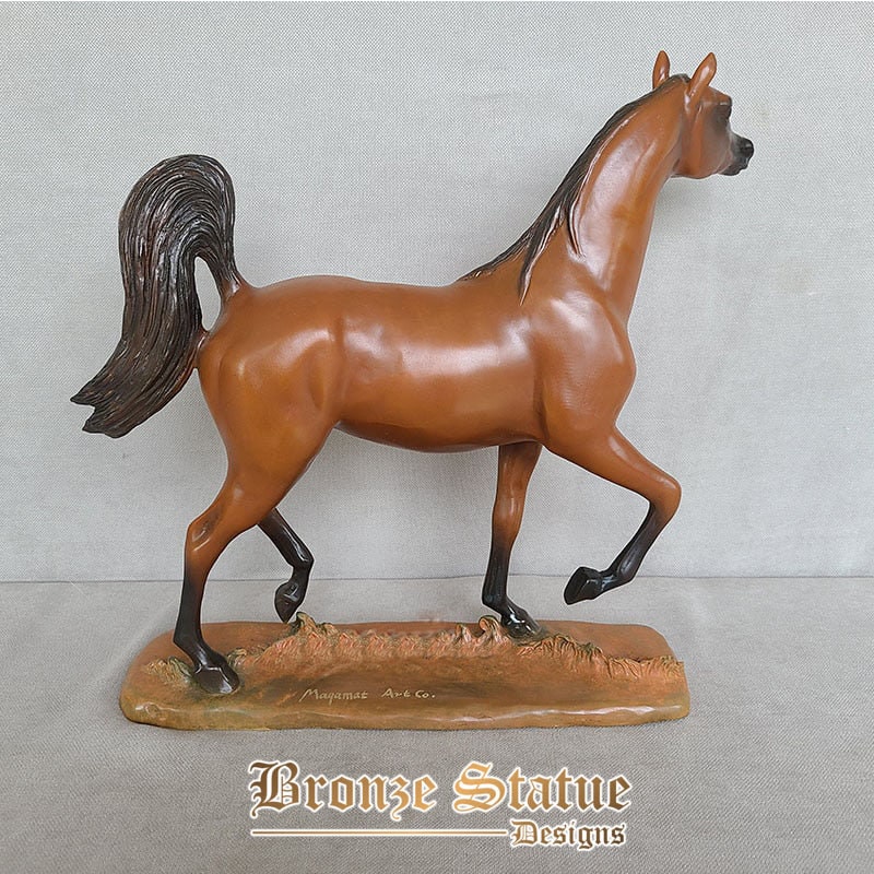 Bronze horse sculpture antique bronze horse statue bronze cast crafts horse figurines for home office decor ornament collection