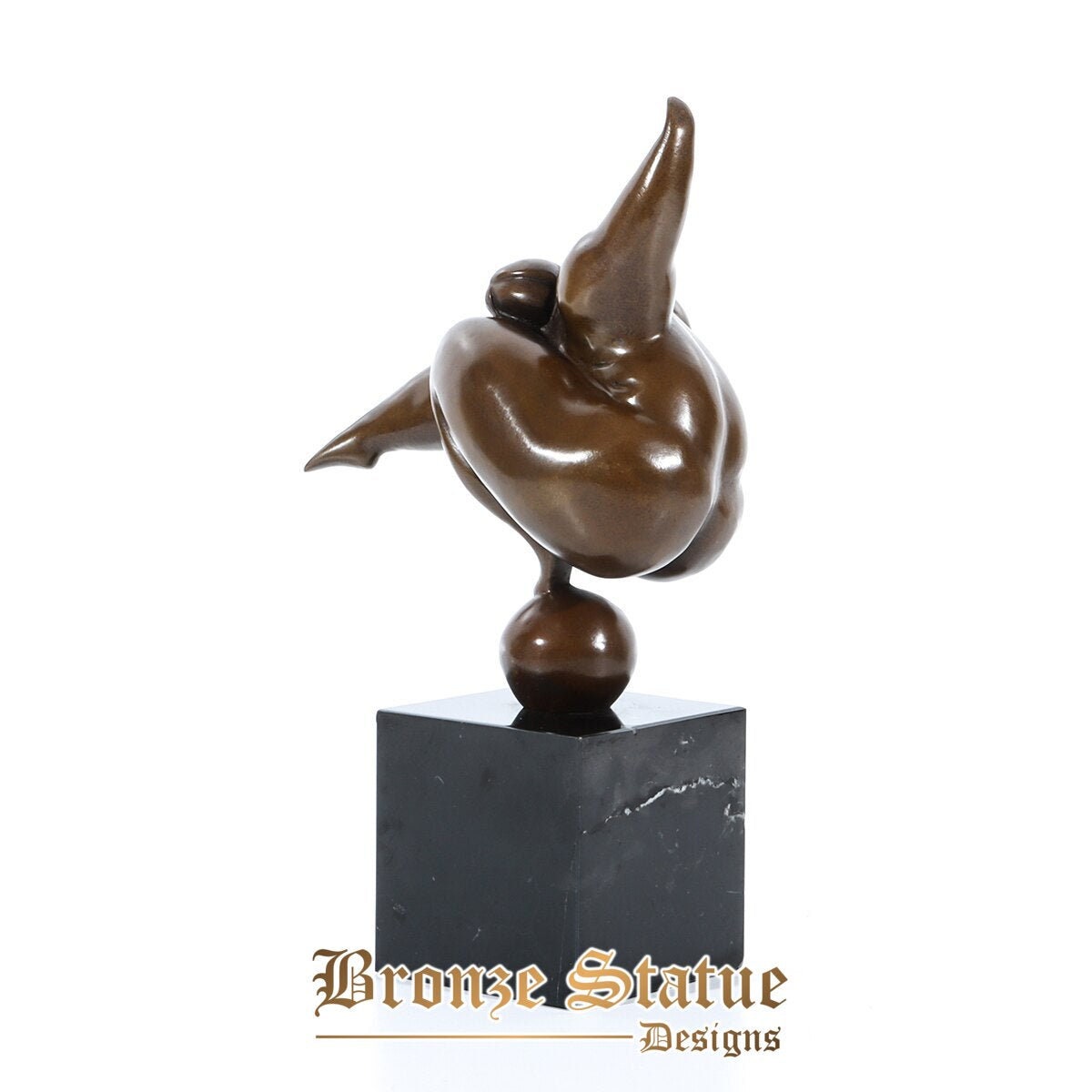 Fernando Botero Bronze chubby woman sport statue abstract fat female sculpture home decor famous art replica
