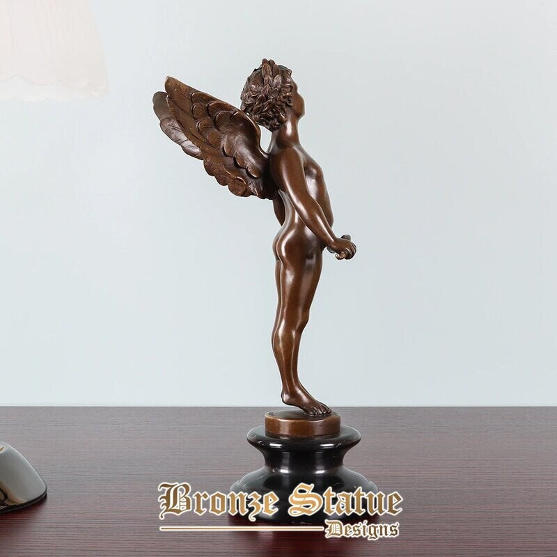 Roman cupid greek eros statue myth love god sculpture figurine antique art home decor anniversary gift