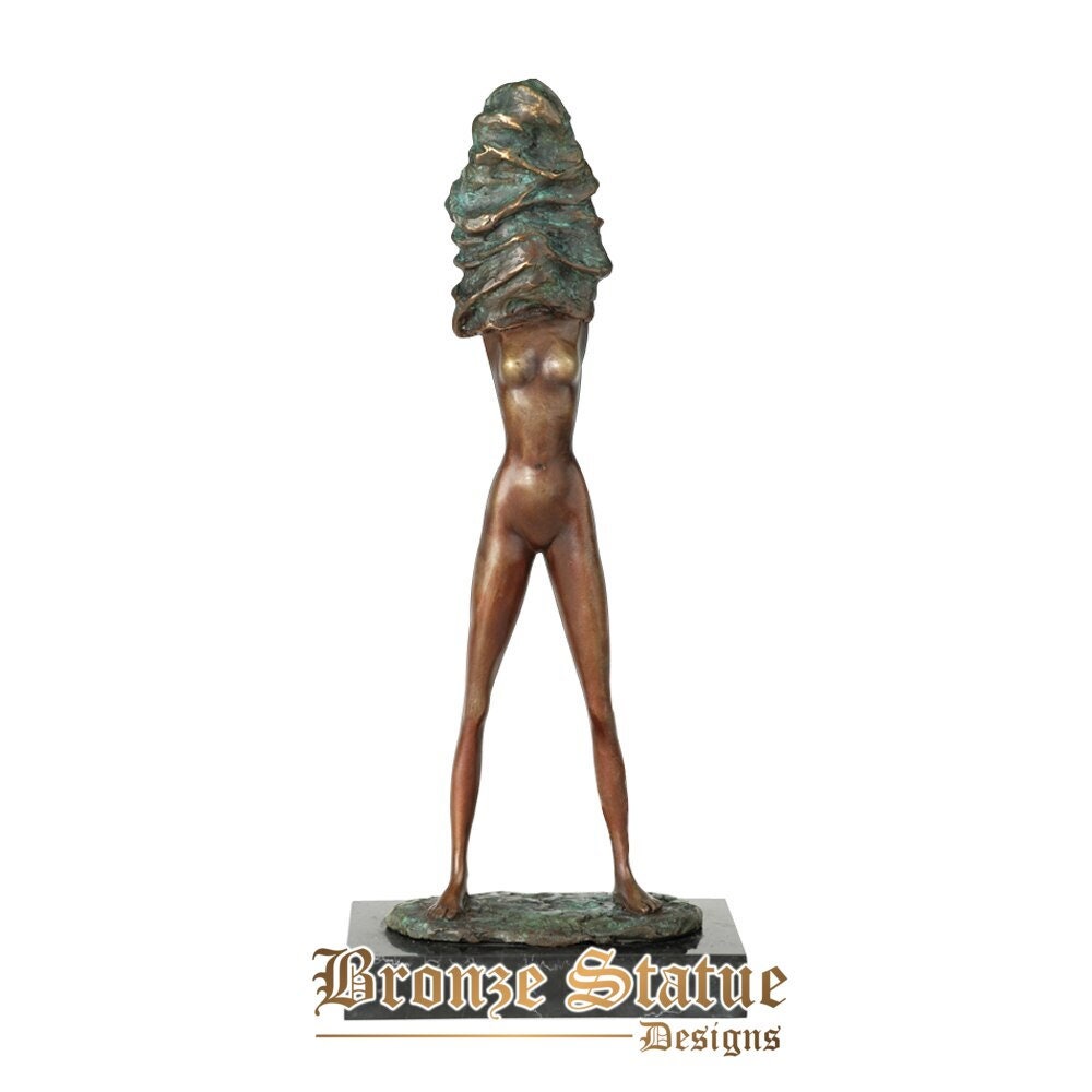 Sexy stripping girl bronze statue modern western nude hot female sculp –  Bronze Statue Designs