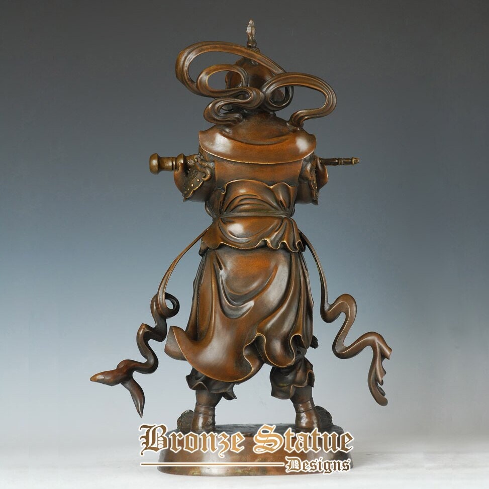 Estátua de bodhisattva de cobre de bronze chinês bodhisattva decoração de bodhisattva weituo buda tibetano