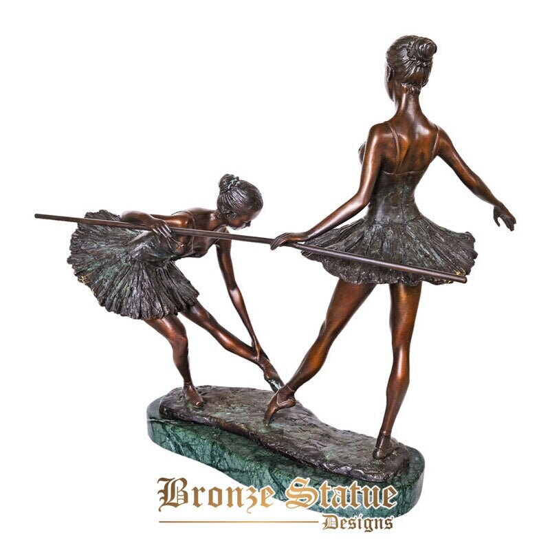 Ballet dance statue bronze girls dancing sculpture modern ballerina art perfect dance room decor girl birthday gift