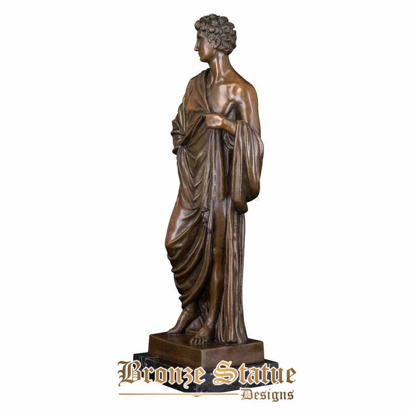 19in | 50cm | large mythology apollo belvedere bronze sculpture greek statue replica art figurines home decoration