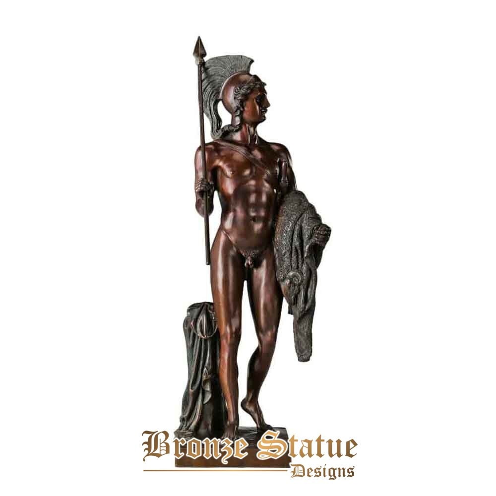 Jason und die goldene Vliesstatue aus Bronze, klassische griechische Mythologie, Heldenskulptur, antike Kunststatuette, Heimdekoration