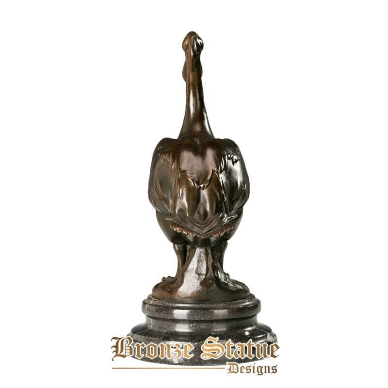 Pelecanus statue bronze bird animal sculpture figurine home study room decor