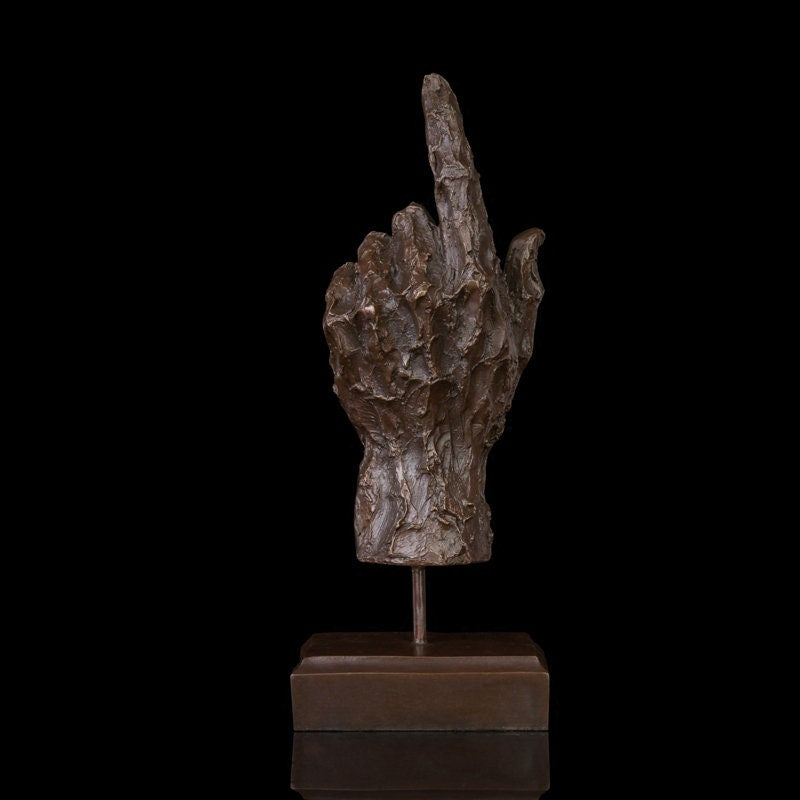 Abstract Hand Gesture | Bronze Sculpture | Abstract Statue