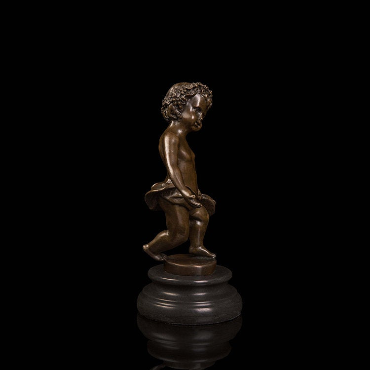 Tanzendes Kind | Junge-Statue | Baby-Skulptur