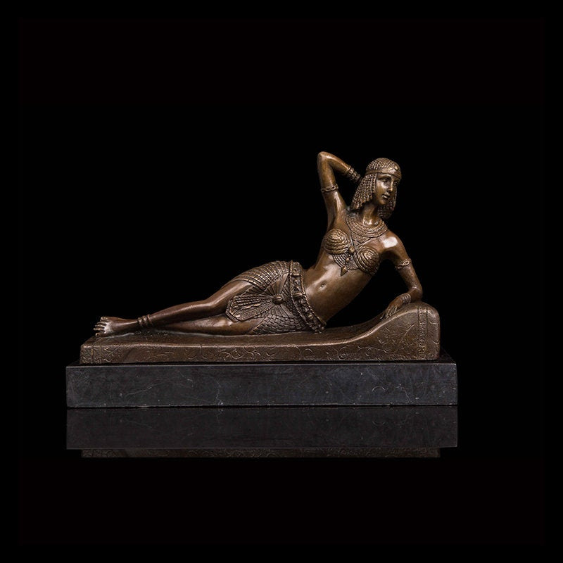 Kleopatra | Bronzestatue | Königin von Ägypten
