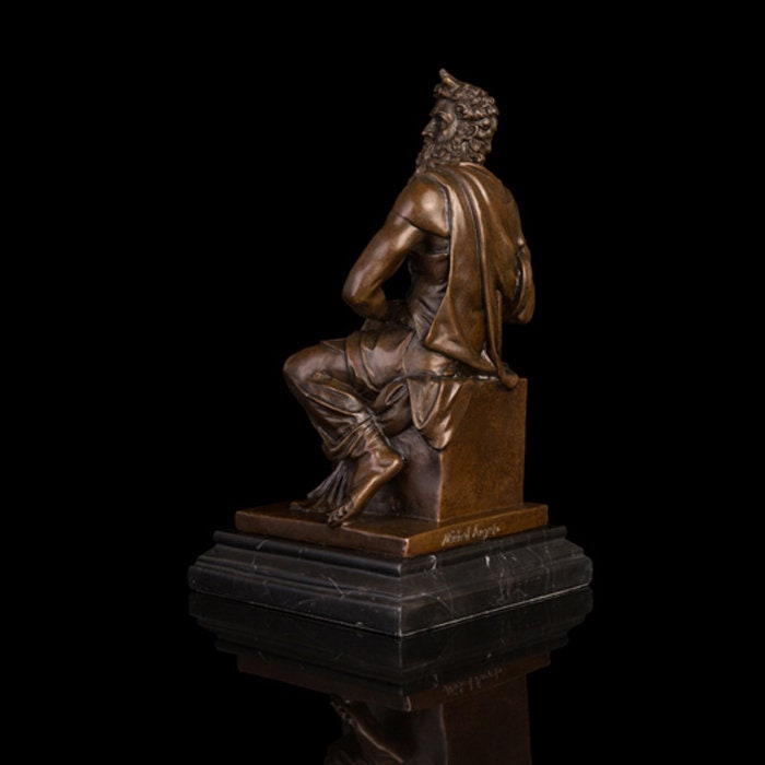 Moses by Michelangelo | Bronze Statue | The Prophet