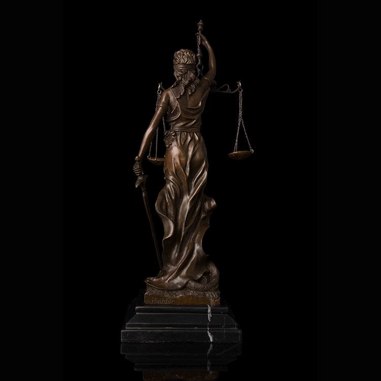 Blind Lady Justice | Greek Mythology | Bronze Statue | Mythology Sculpture