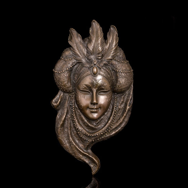 Bronze Wall Art | Beautiful Lady | Wall Sculpture | Home Decor