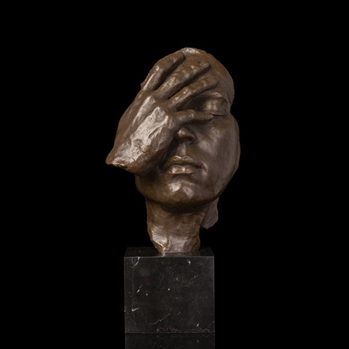 Resignation | Salvador Dali | Bronze Statue | Abstract Sculpture