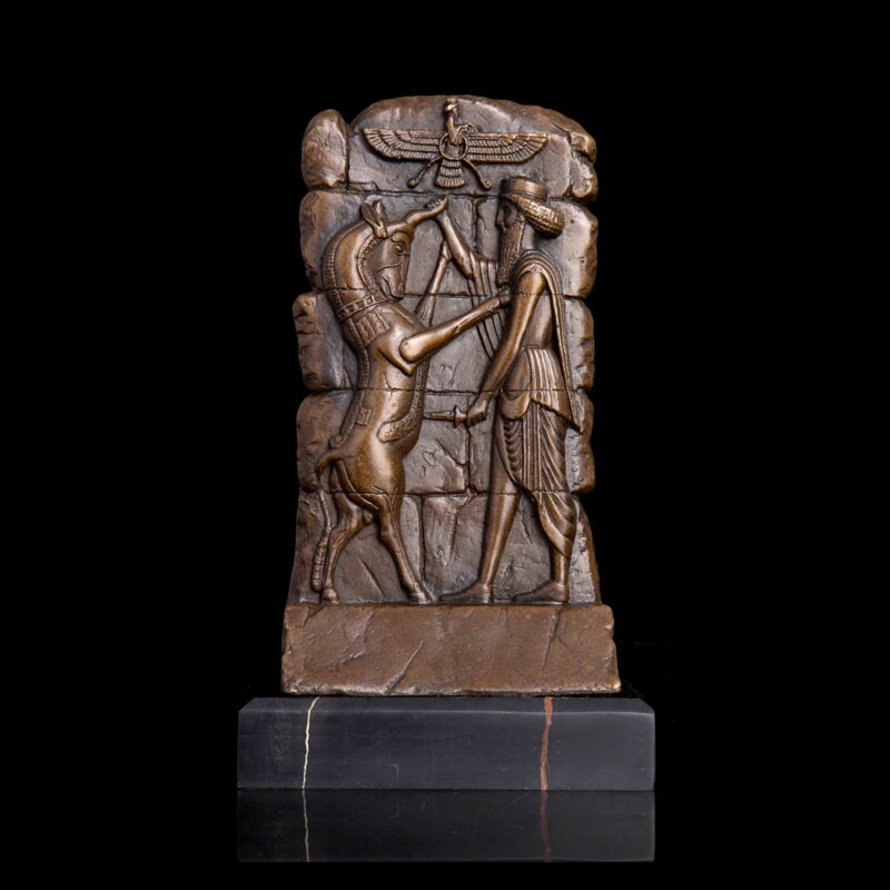 Zoroastrianism Sculpture | Bronze Statue | Ancient Statue | Religous Statue