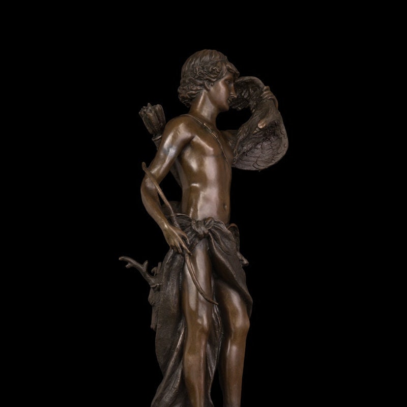 Cacciatore maschio | Statua in bronzo | Scultura di caccia