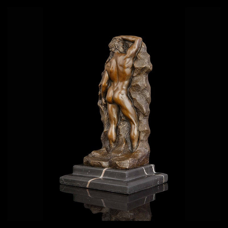 Nude Male Statue | Bronze Statue | Erotic Sculpture