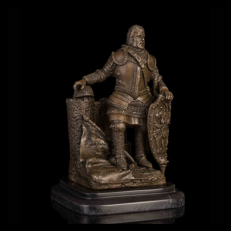 Medievil Warrior | Bronze Statue | Military Sculpture