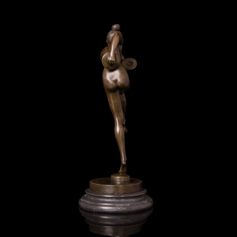 Nude Dancing Lady | Bronze Statue | Dancing Sculpture
