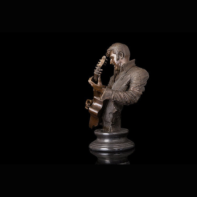 Playing Guitar | Bronze Statue | Music Sculpture