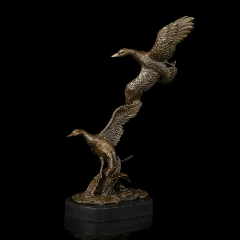 Wild Birds | Bronze Statue | Animal Sculpture