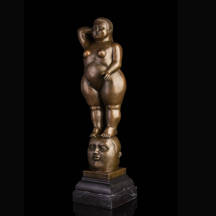 Fernando Botero Sculpture | Fat Lady | Bronze Statue
