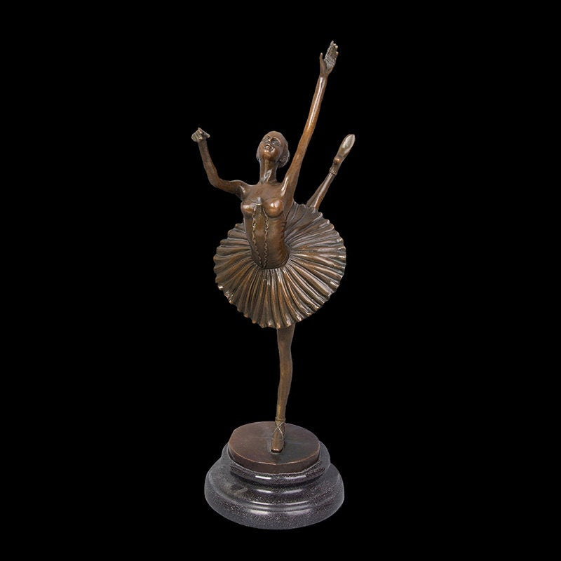 Female Ballerina | Ballet Bronze Statue | Dancing Sculpture