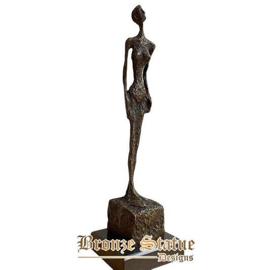 Giacometti Bronze-Skulptur, abstrakte Wanderer-Statue, antike Bronze-Kunstfiguren für Heimdekoration, Büro-Ornament-Handwerk