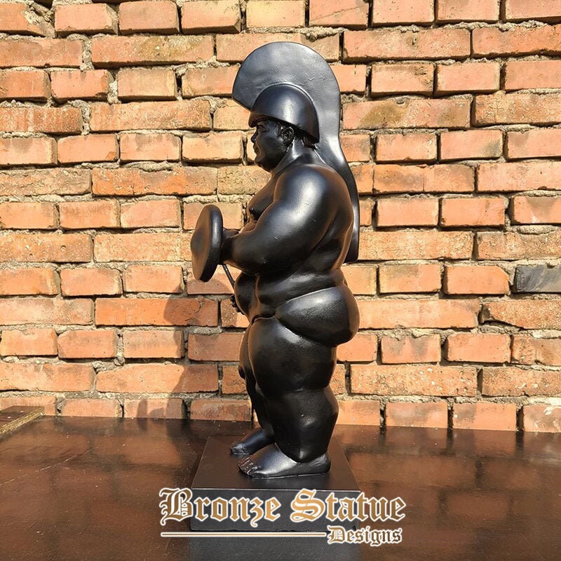 Fat roman soldier statue famous fat soldier holding a shield sculpture ...