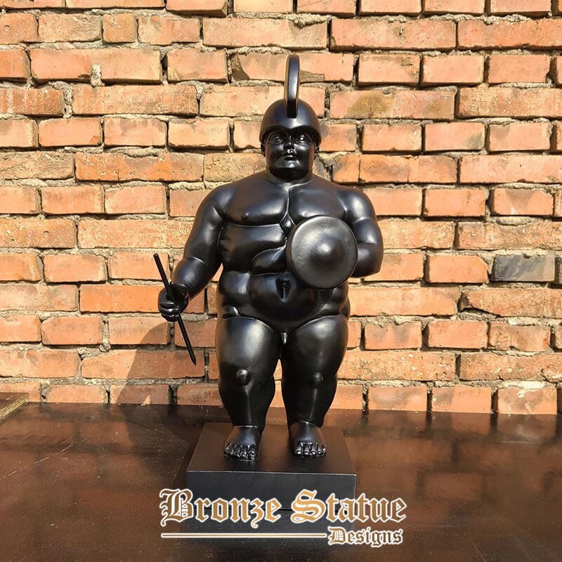 Fat roman soldier statue famous fat soldier holding a shield sculpture ...