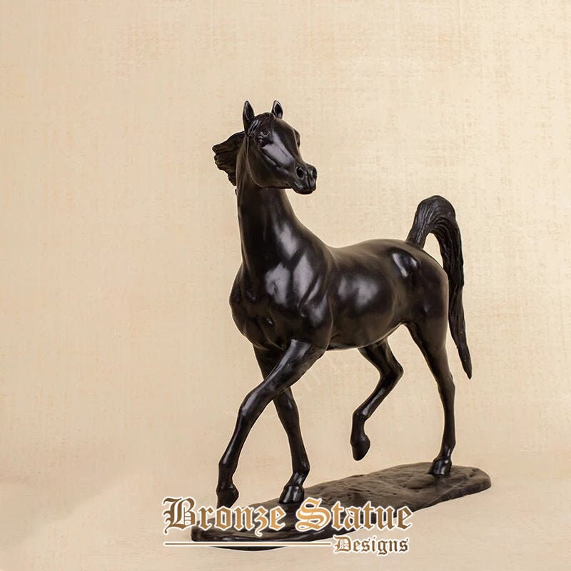 14in | 38cm | bronze horse statue antique bronze horse sculpture bronze casting animal statue for home decoration business ornament gifts