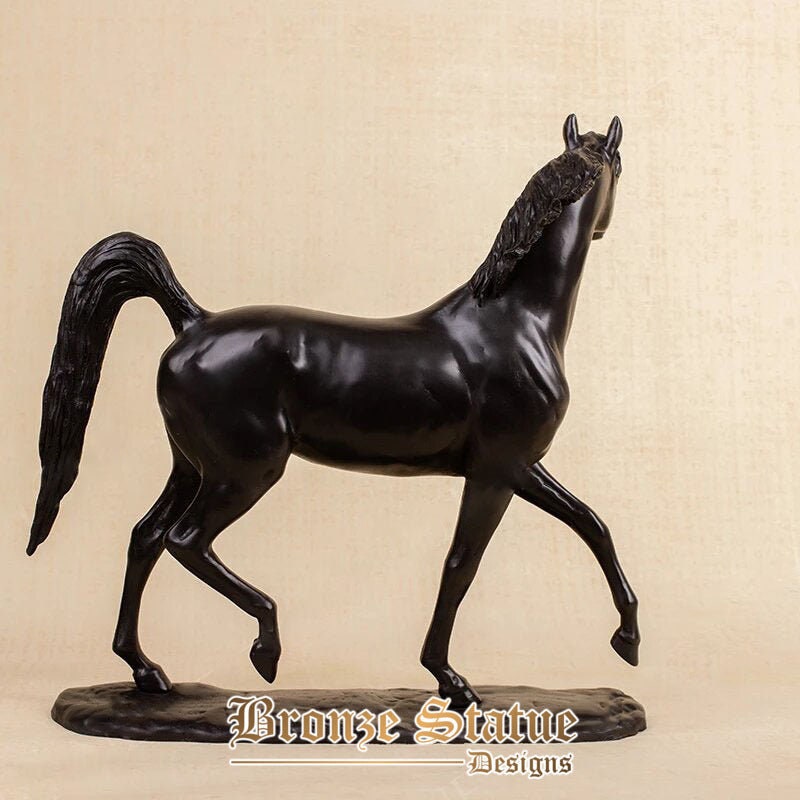 14in | 38 cm | Statua di cavallo in bronzo scultura di cavallo in bronzo antico statua animale in fusione di bronzo per la decorazione domestica regali di ornamenti aziendali