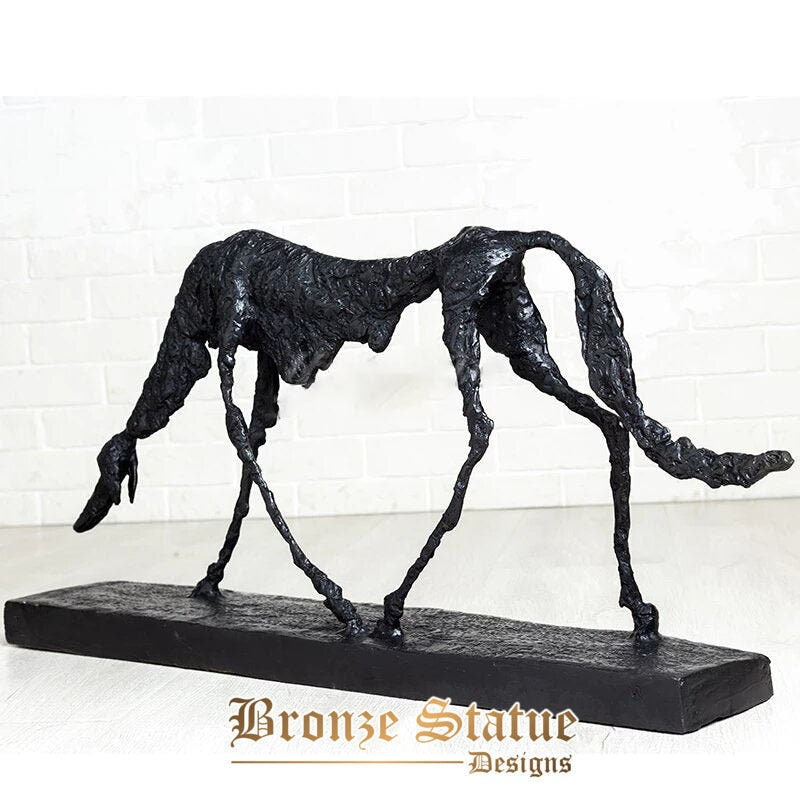 Sculture di Giacometti statua in bronzo cane astratto alberto giacometti scultura in bronzo animale per la collezione home hotel decor