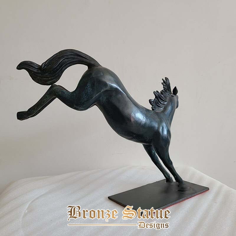 Bronze horse sculpture abstract horse statue modern art bronze collection animal statues for home decor ornament bronze crafts