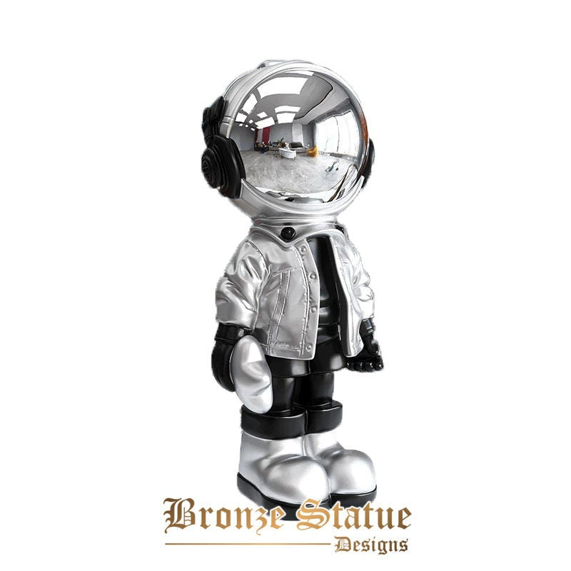 Modern art astronaut statues nordic luxury ornament astronaut figurines for home hotel decoration resin art crafts luxury gift
