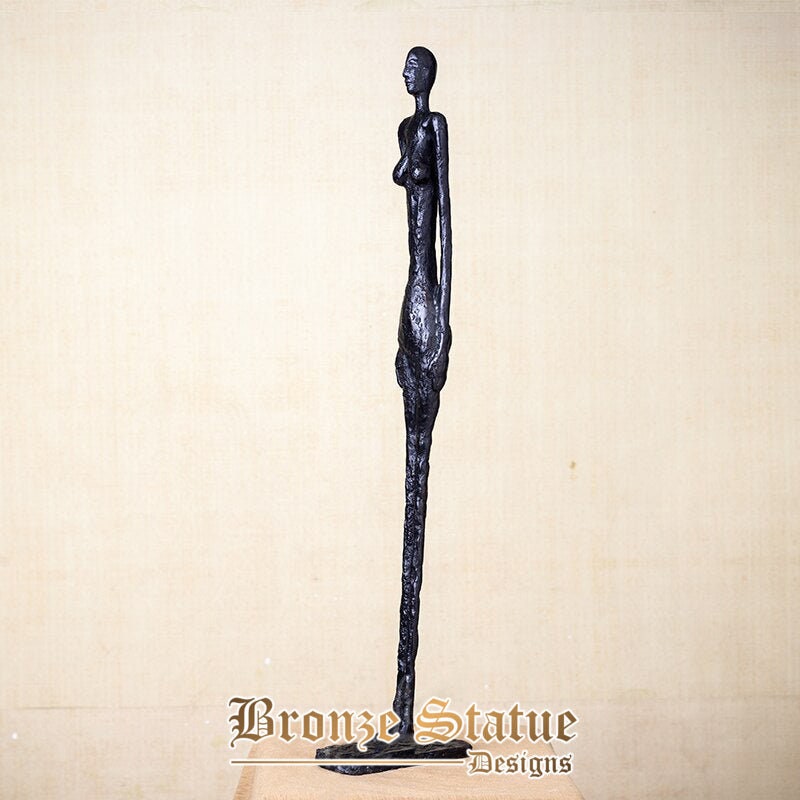 Bronze sculpture of alberto giacometti's grande femme bronze statue abstract cast art bronze crafts for home decor collection