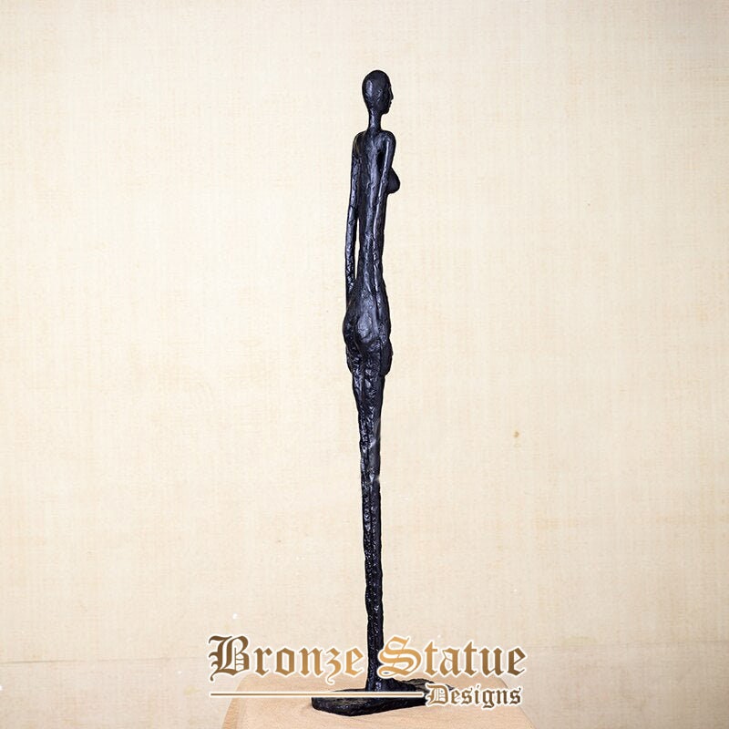 Bronze sculpture of alberto giacometti's grande femme bronze statue abstract cast art bronze crafts for home decor collection