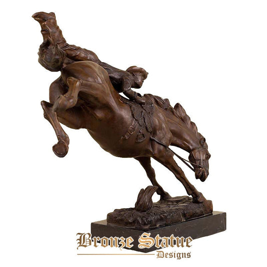 Escultura de cavalo de bronze estátua de corrida de cavalos de bronze famosa estatueta de arte clássica para decoração de casa ornamento artesanato presente