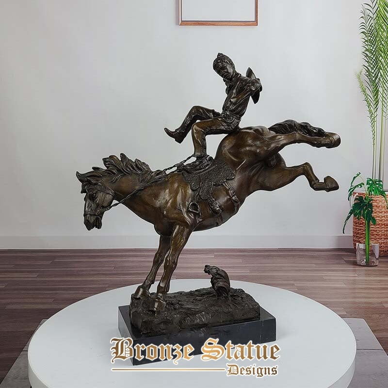 Bronze horse racing sculpture bronze racehorse statue animal sculptures with marble base for garden home modern art office decor