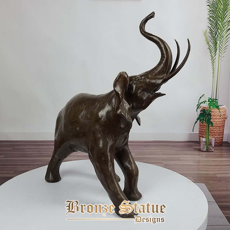 Statua di elefante in bronzo scultura animale in bronzo statua di elefante in bronzo colata di elefanti animali arredamento moderno per la casa e l'ufficio