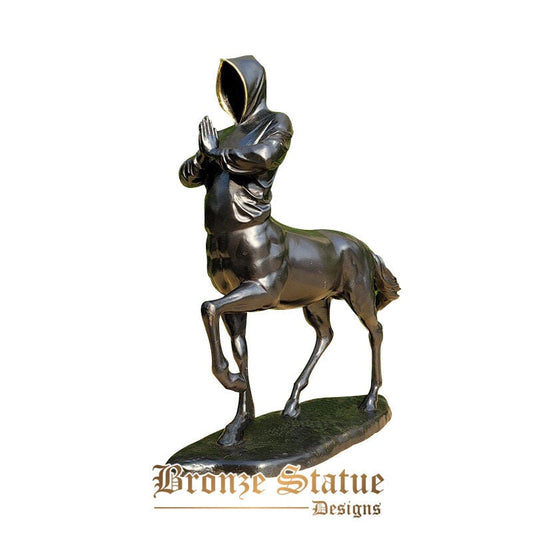 15in | 38cm | bronze centaur sculpture bronze statue of centaur bronze animal figurine modern art decor for home office ornament crafts