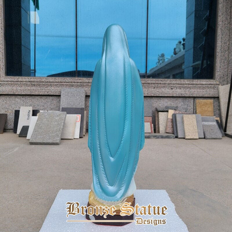 20in | 51cm | religious resin sculpture our lady of n.d.lourdes resin statue catholic of mary our lady lourdes for home church decoration