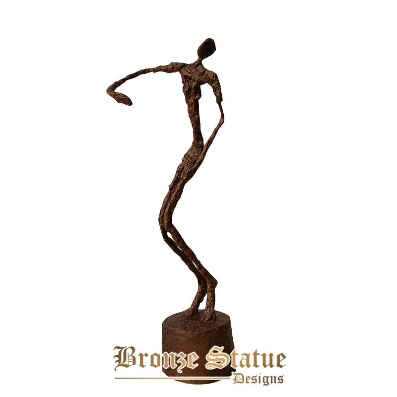 23in | 59cm | bronze sculpture abstract famous giacometti figure decorative bronze statue home decoration ornaments classical crafts