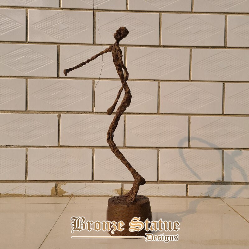 23in | 59 cm | scultura in bronzo astratto famoso giacometti figura decorativa statua in bronzo decorazione della casa ornamenti artigianato classico