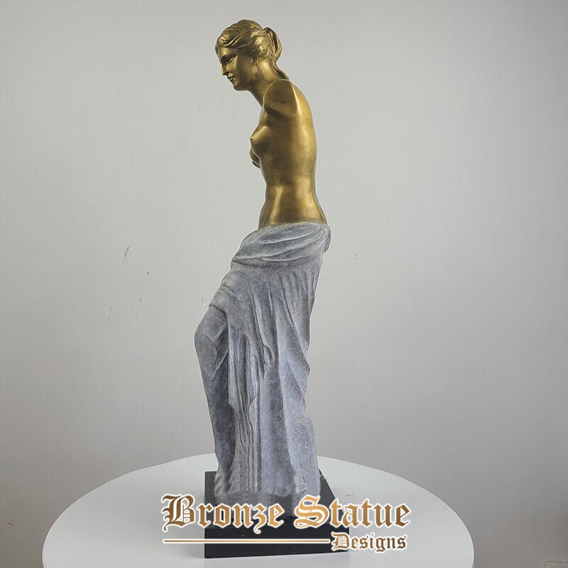 28in | 72 cm | scultura in bronzo venere nudo statua in bronzo di venere famosa mitologia scultura home hotel decor ornamento artigianato classico regali
