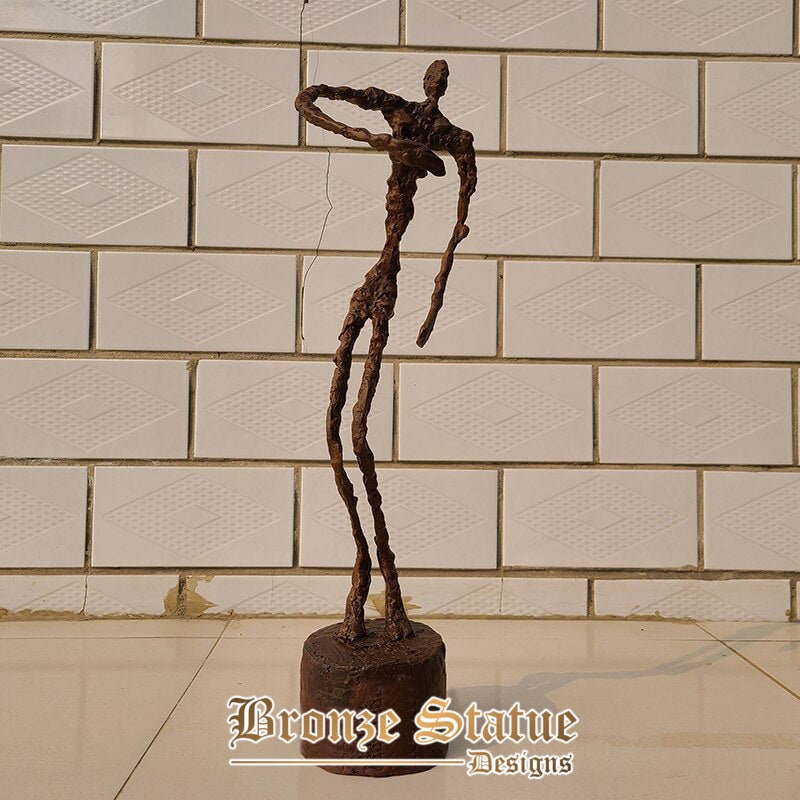 23in | 59cm | bronze sculpture abstract famous giacometti figure decorative bronze statue home decoration ornaments classical crafts