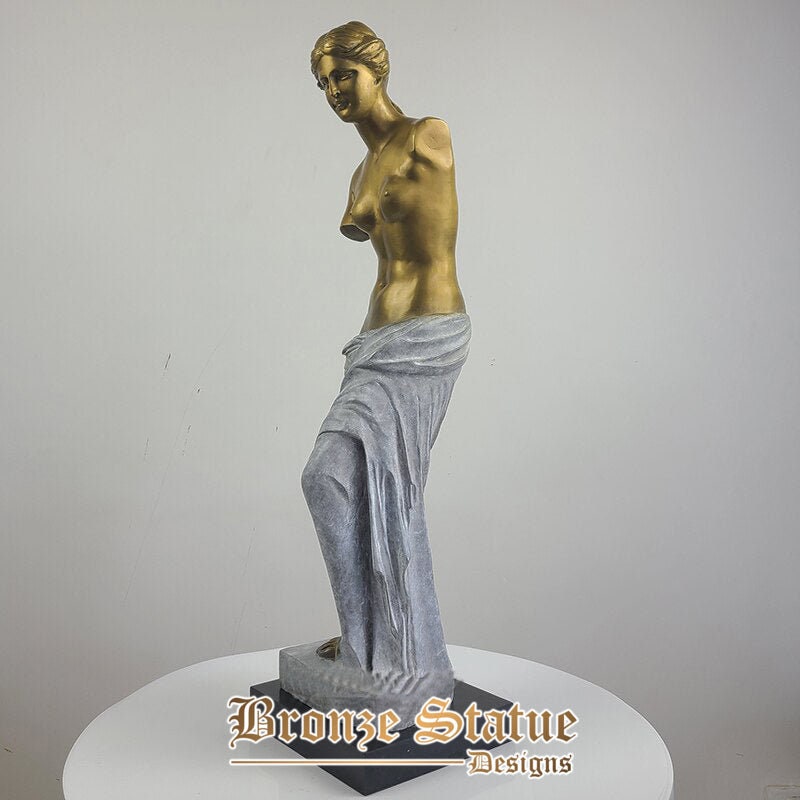 28in | 72 cm | scultura in bronzo venere nudo statua in bronzo di venere famosa mitologia scultura home hotel decor ornamento artigianato classico regali