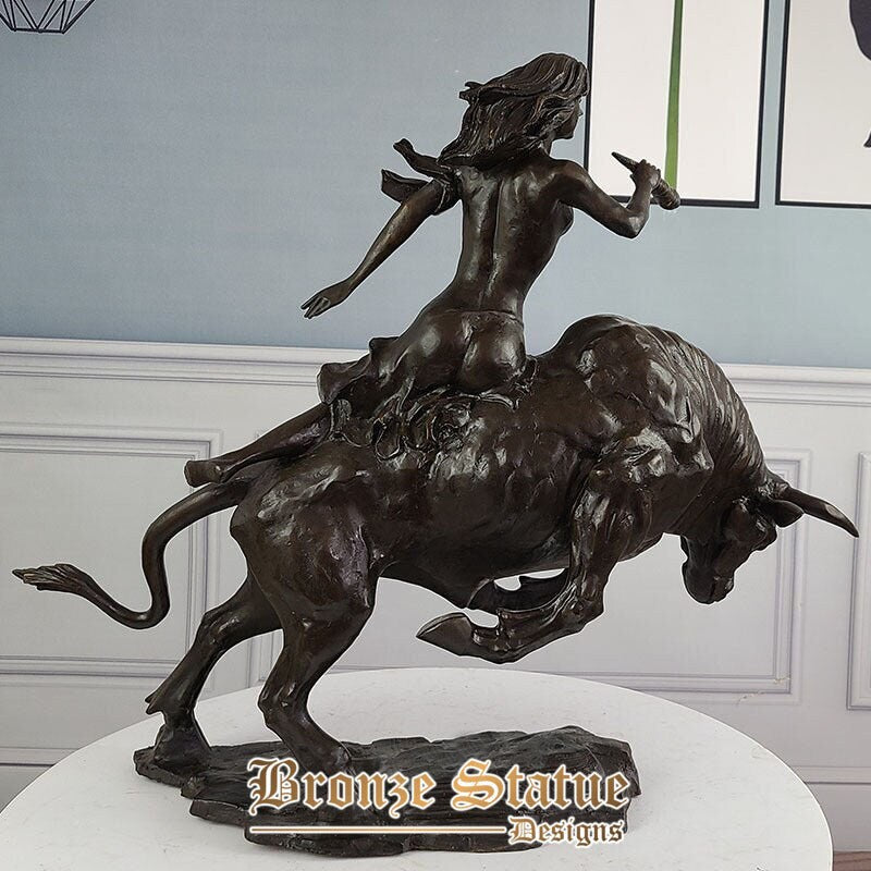 25in | 63cm | modern art bronze statue bronze bull sculpture home decoration ornament bronze sculpture crafts